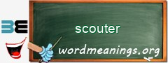 WordMeaning blackboard for scouter